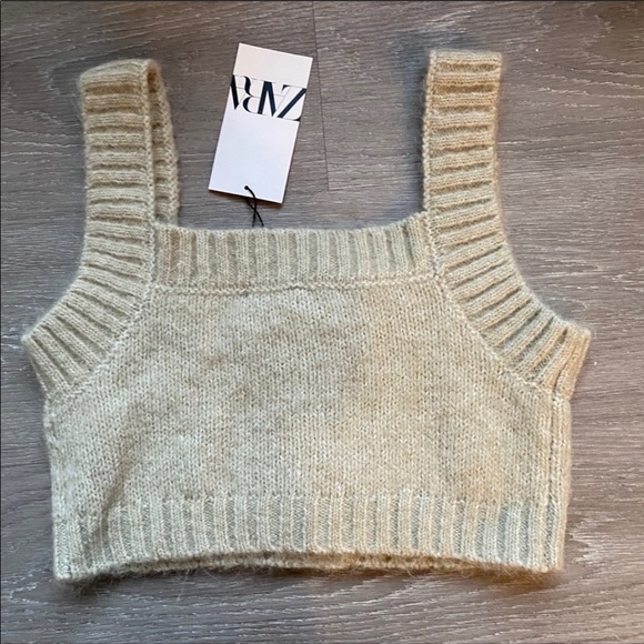 Matching Set - Knit Cardigan Top with Jewel Button - Picture 12 of 15